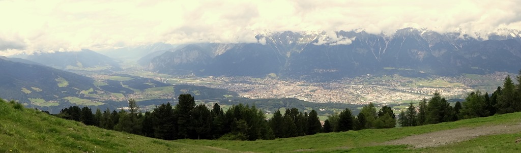 Innsbruck from the Vigarspitz