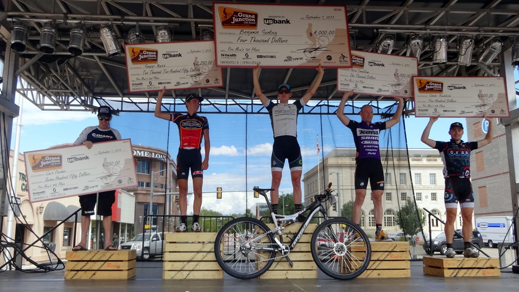 Pro Mens Podium. 2013 Grand Junction Offroad