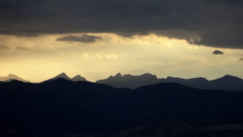 The clouds circled over the Front Range for three days - the moisture sitting heavily over the high peaks