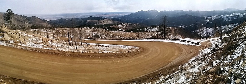 The Sunshine view - huge Mountains give way to huge plains