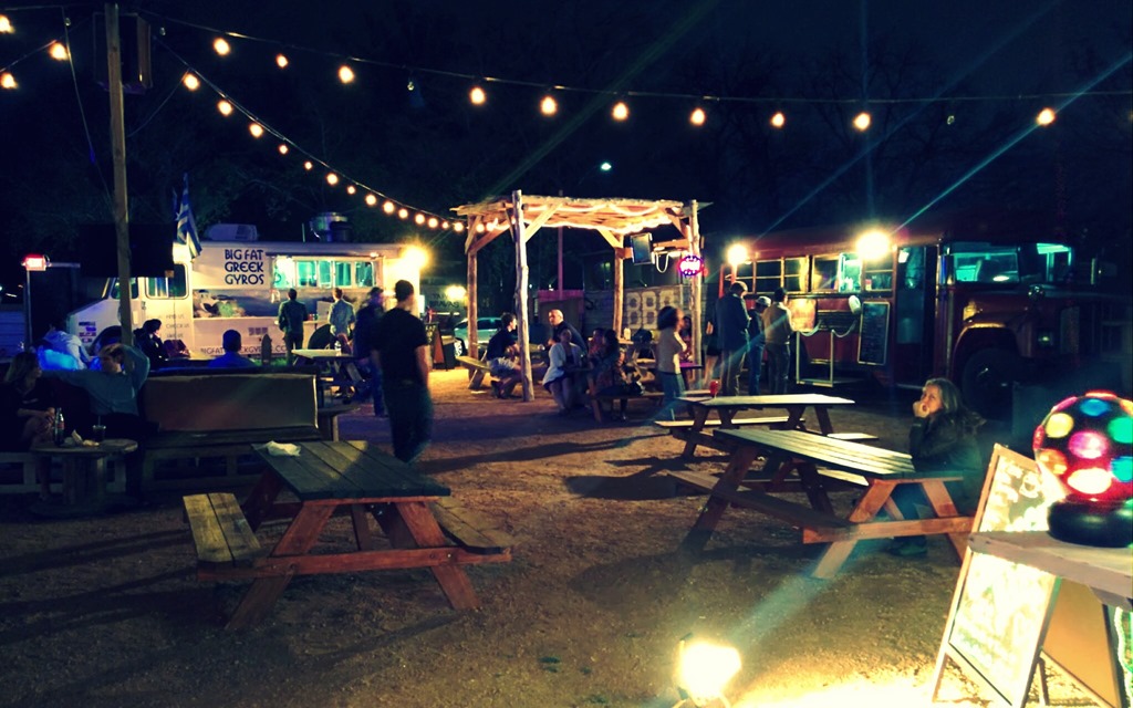 The food trucks rule on Rainey street