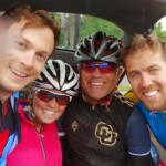 The temperamental colorado weather gave us everything on the ride, including plenty of rain and mud