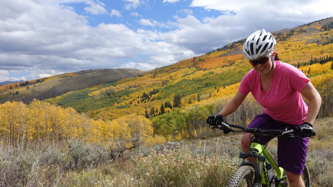 The ride was fast, with regular stops to ogle at the trees. I'm glad it wasn't fast with the state of my legs!